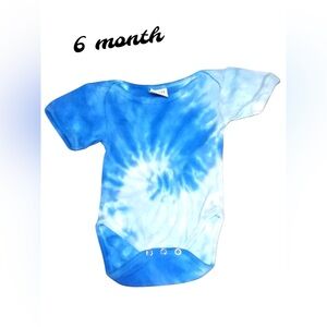 $5🔥 6M Blue Tie-Dye Onesie One Piece